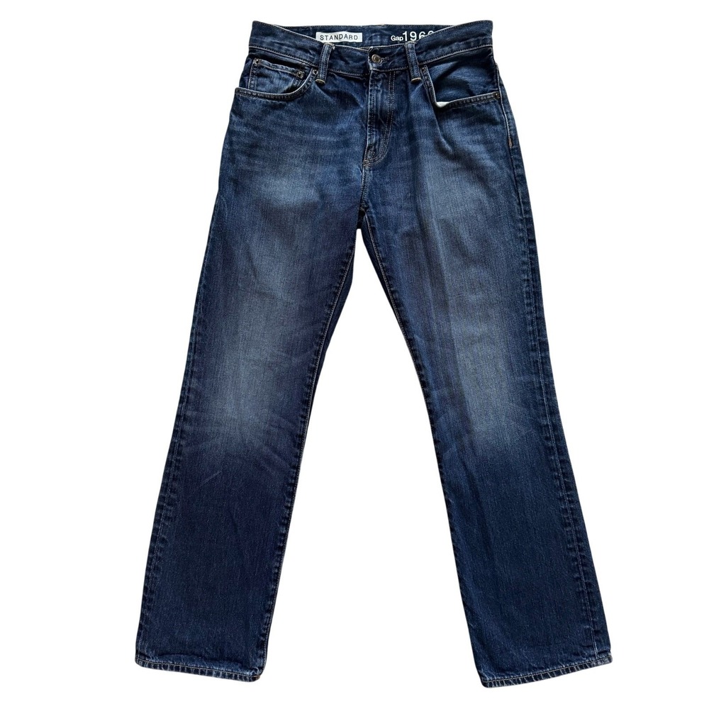 GAP 1969 Standard Jeans Men's Sz 28 28x29 Straight Preppy Retro Classic Basic